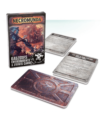 Necromunda: Badzone Environments & Events Cards (Anglais)