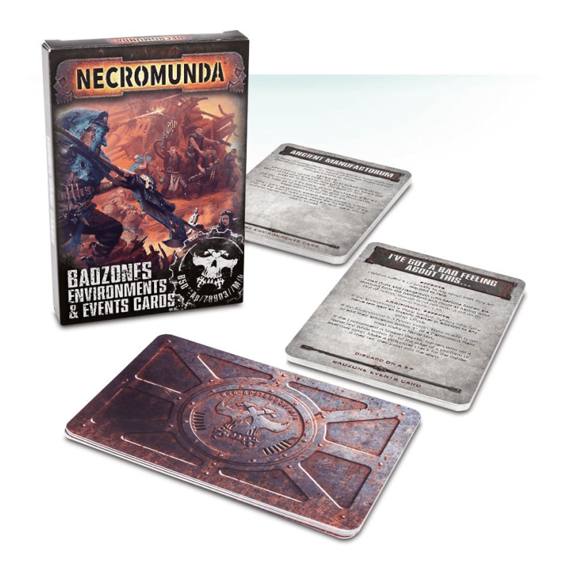 Necromunda: Badzone Environments & Events Cards (Anglais)