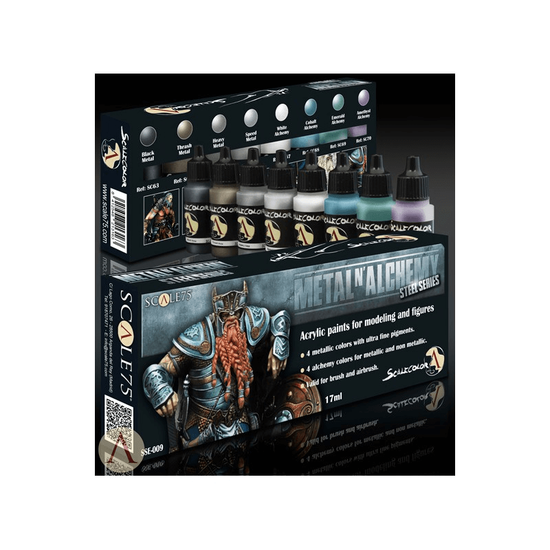 METAL'N ALCHEMY STEEL Paint Set