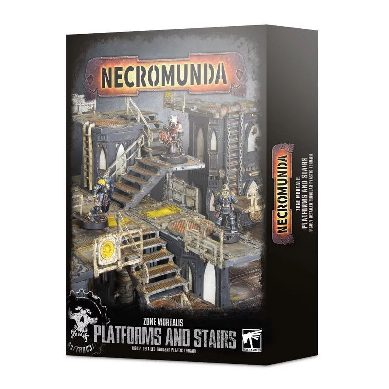 Necromunda: plates-formes et escaliers de Zone Mortalis