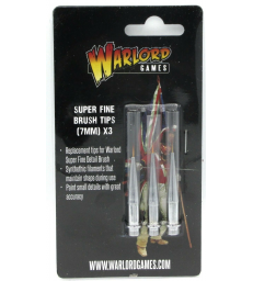 Warlord Super Fine Brush Tips (7MM) x3