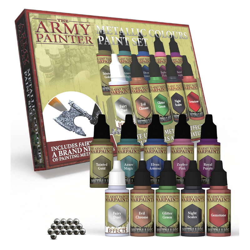 Warpaints Metallic Colours Paint Set