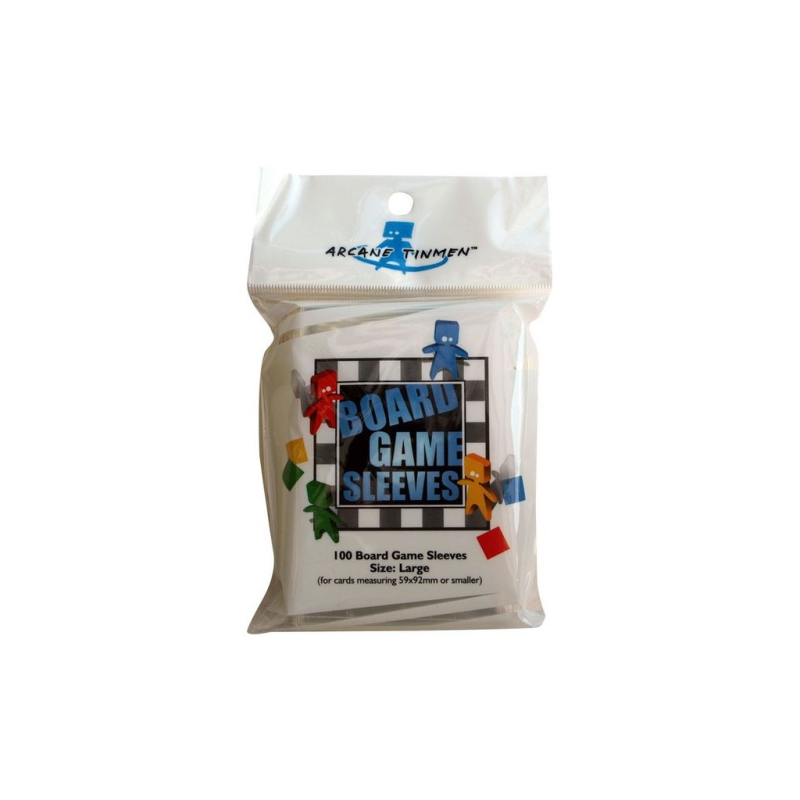 100 Board Game Sleeves 59x92mm