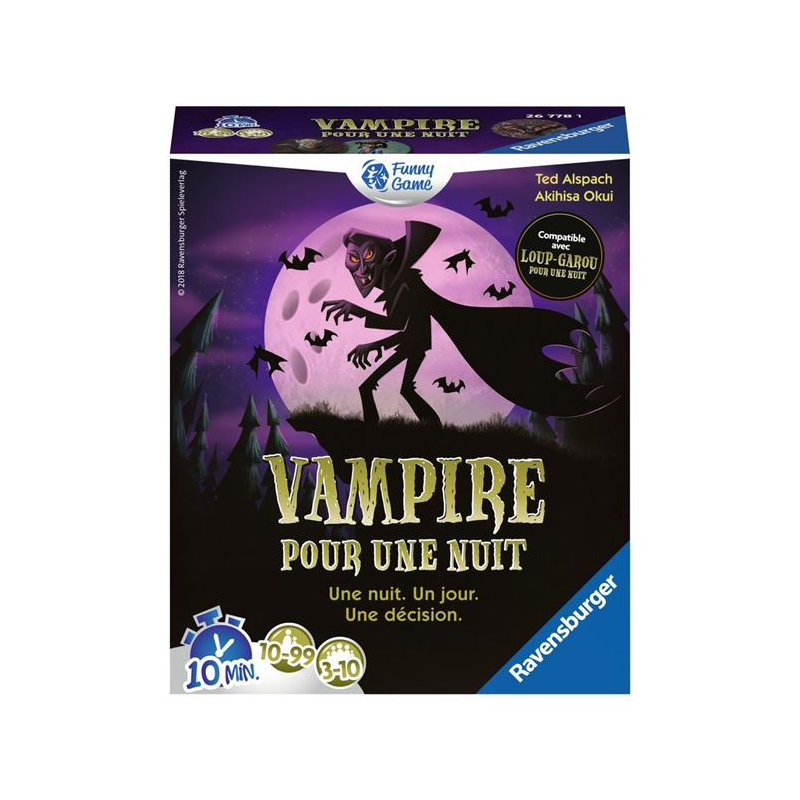 Acheter - Vampire pour une Nuit - Jeux de société - Party Game