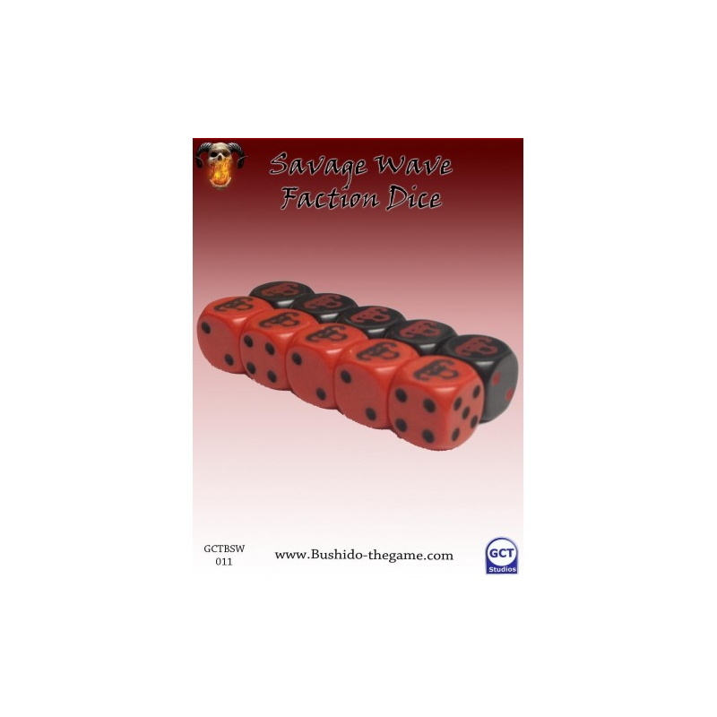 savage wave faction dice (10)