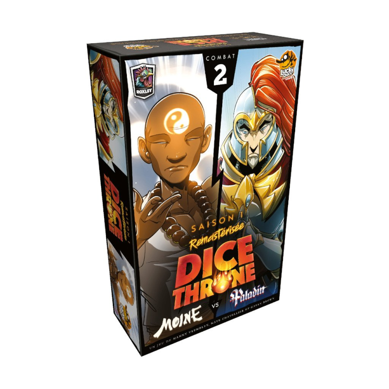 Dice Throne S1 Moine VS Paladin