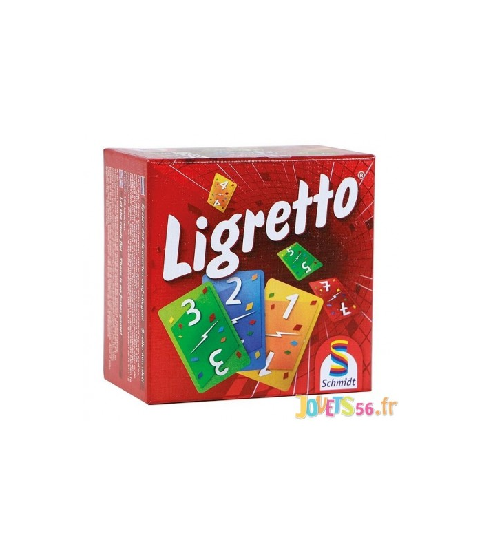 Schmidt Jeux de cartes Ligretto rouge