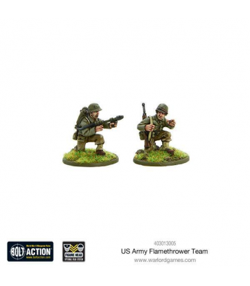 US Army flamethrower team