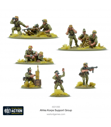 Afrika Korps Support Group (HQ, Mortar & MMG)