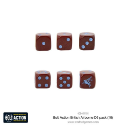 British Airborne D6 Dice (16)