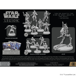 STAR WARS LÉGION : Republic 501st Battle Force