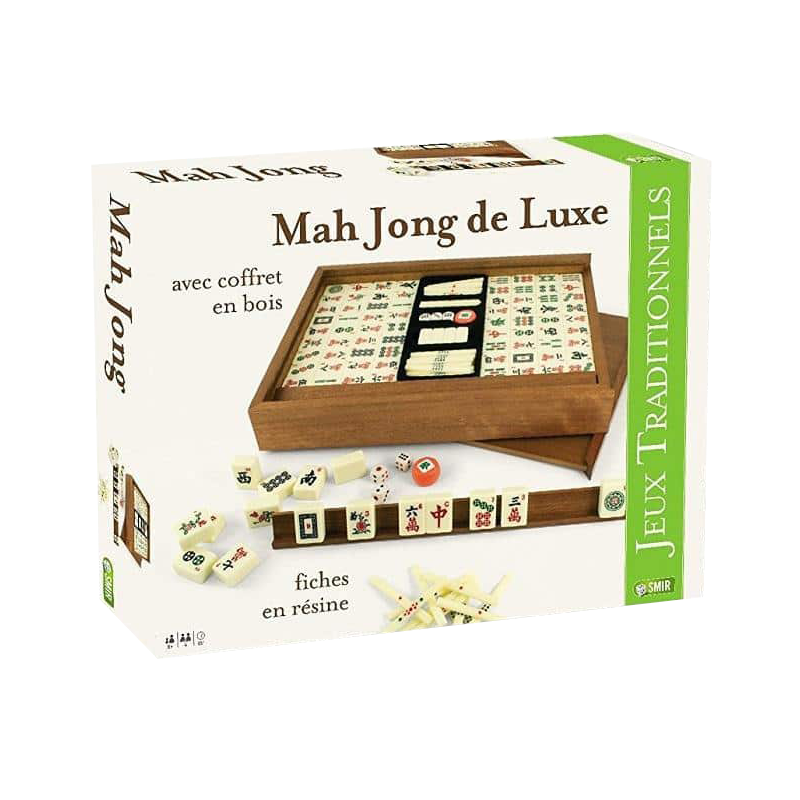 Jeu De Société  Coffret De Mah-Jong Luxe