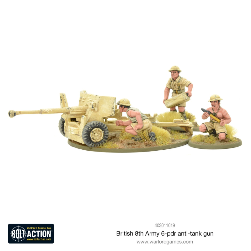 8th Army 6 pounder ATG