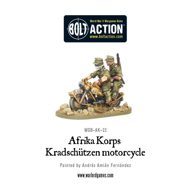 Afrika Korps Kradschutzen motorcycle