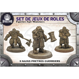 Set de 3 nains pretre guerrier