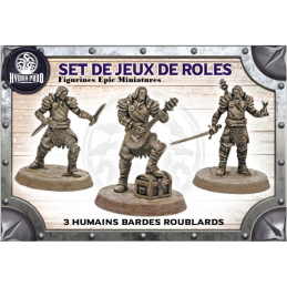 Acheter - Set de 3 humains bardes roublards - Figurines Pour JDR