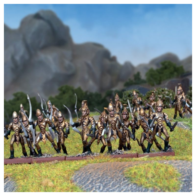 KINGS OF WAR - ELFES - RÉGIMENT DE SENTINELLES