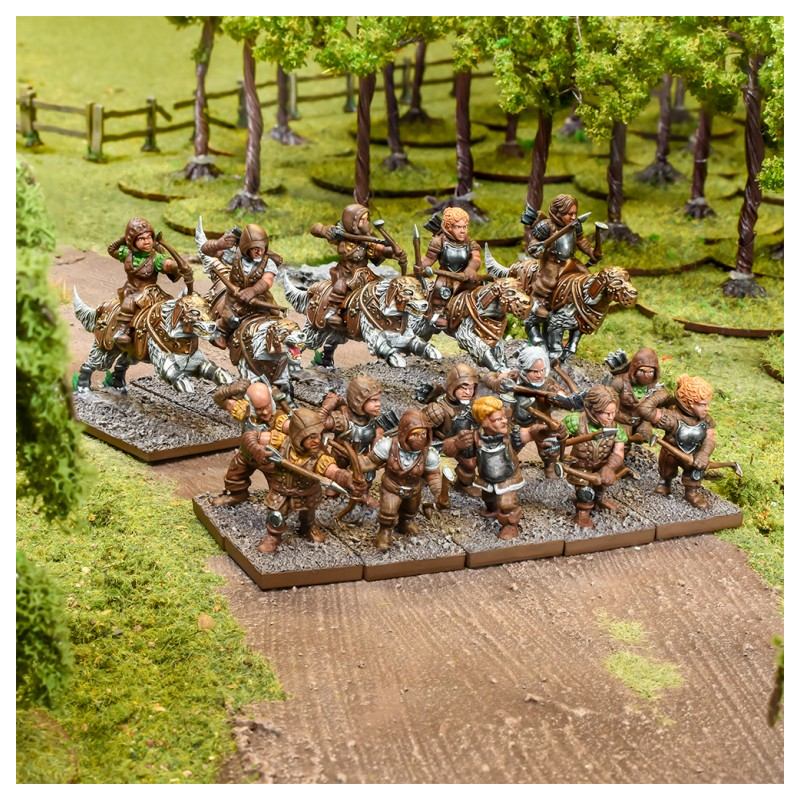 KINGS OF WAR - HALFELINS - BATTLEGROUP DE BRACONNIERS