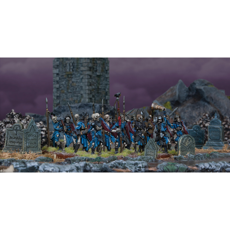 KINGS OF WAR - MORTS-VIVANTS - RÉGIMENT DE SQUELETTES