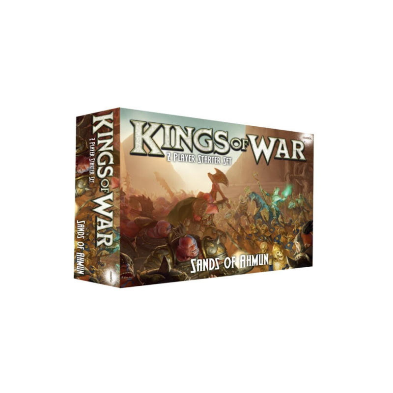 KINGS OF WAR - LES SABLES D'AHMUN : STARTER 2 JOUEURS (RÈGLES EN FR)