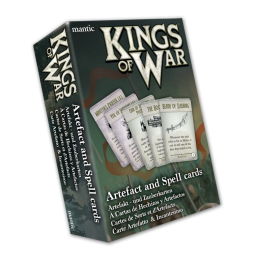 KINGS OF WAR - CARTES DE SORTS ET ARTEFACTS (ENG)