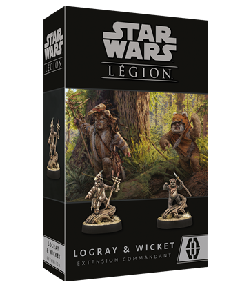 Star Wars Légion Extension Commandant Logray et Wicket
