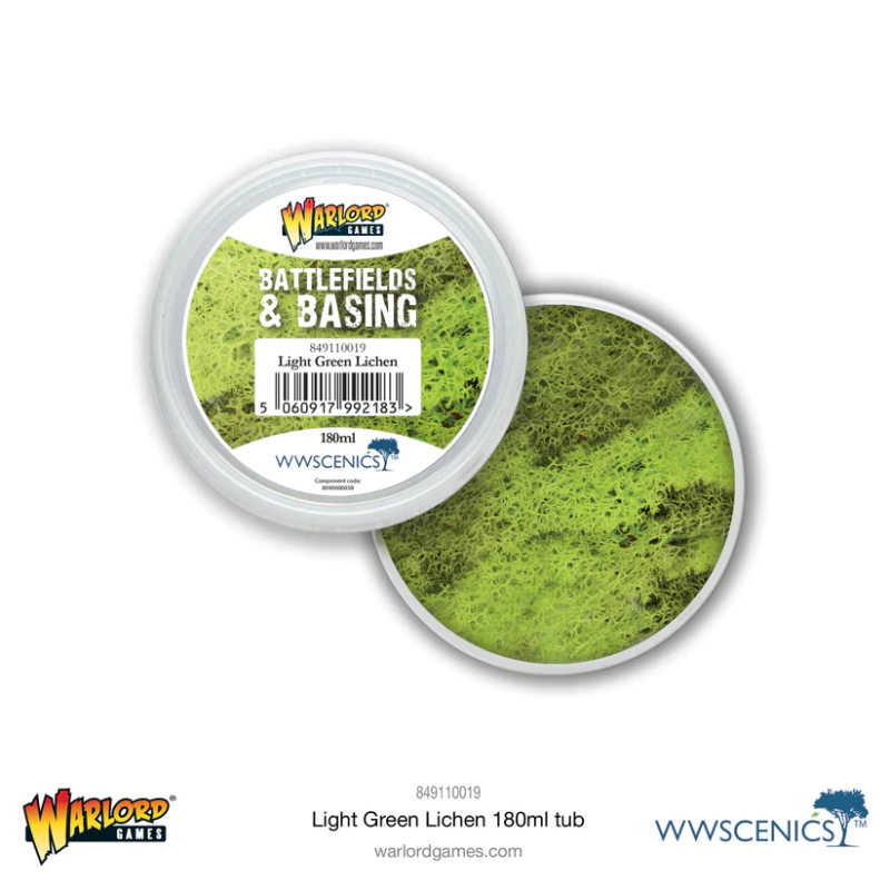 Battlefields & Basing Light Green Lichen 180ml