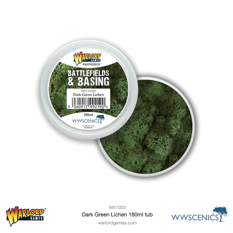 Battlefields & Basing Dark Green Lichen 180ml