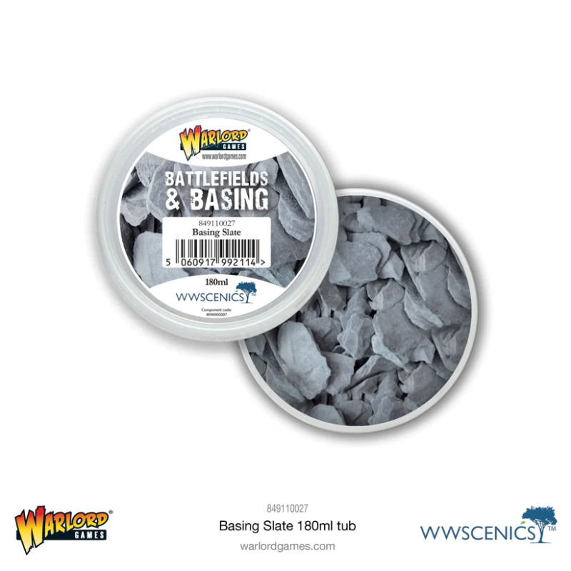 Battlefields & Basing Basing Slate 180ml