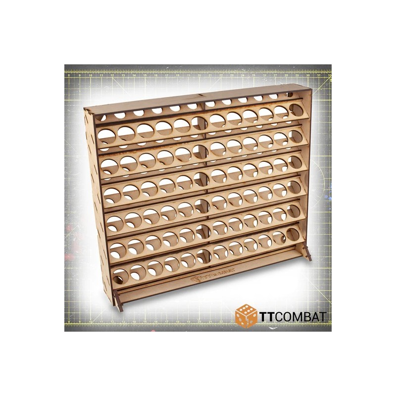 TT Combat - Vallejo & Army Painter Paint Rack 72