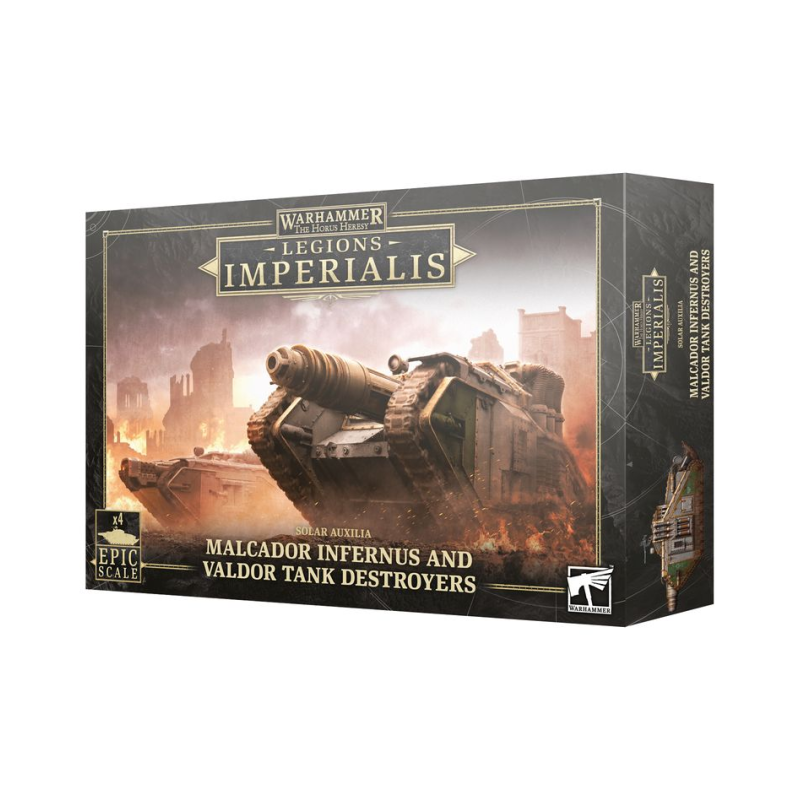 Legions imperialis Malcador Infernus et Chasseurs de Chars Valdor