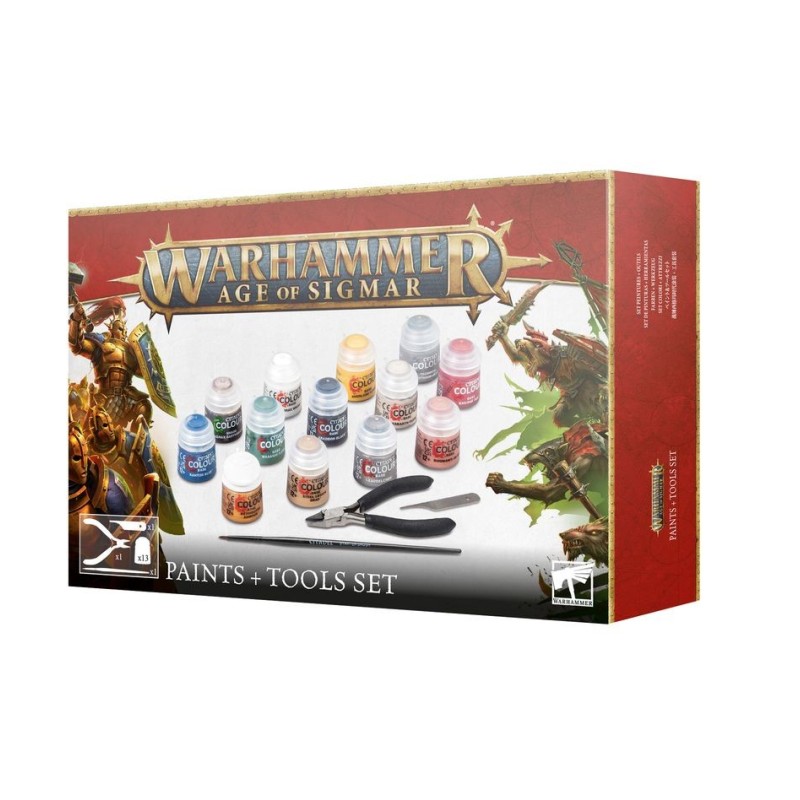 Acheter - Warhammer age of sigmar set : peinture + outils