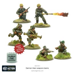 Acheter - German Heer weapons teams - jeu de figurines - Bolt Action