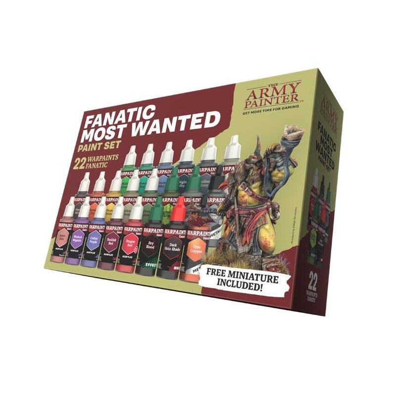 Army Painter - Warpaints Fanatic - Most Wanted Paint Set