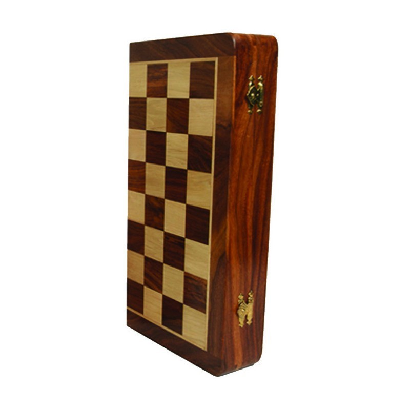 Coffret patiné Echecs magnétiques 30 cm