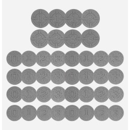 Marqueurs et Pions de l'Âge des Ténèbres