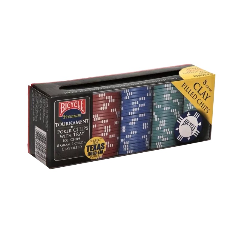 Bicycle Set De 100 Jetons De Poker