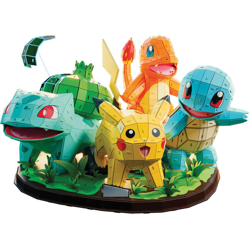 4D Build Pokémon - Diorama Région Kanto