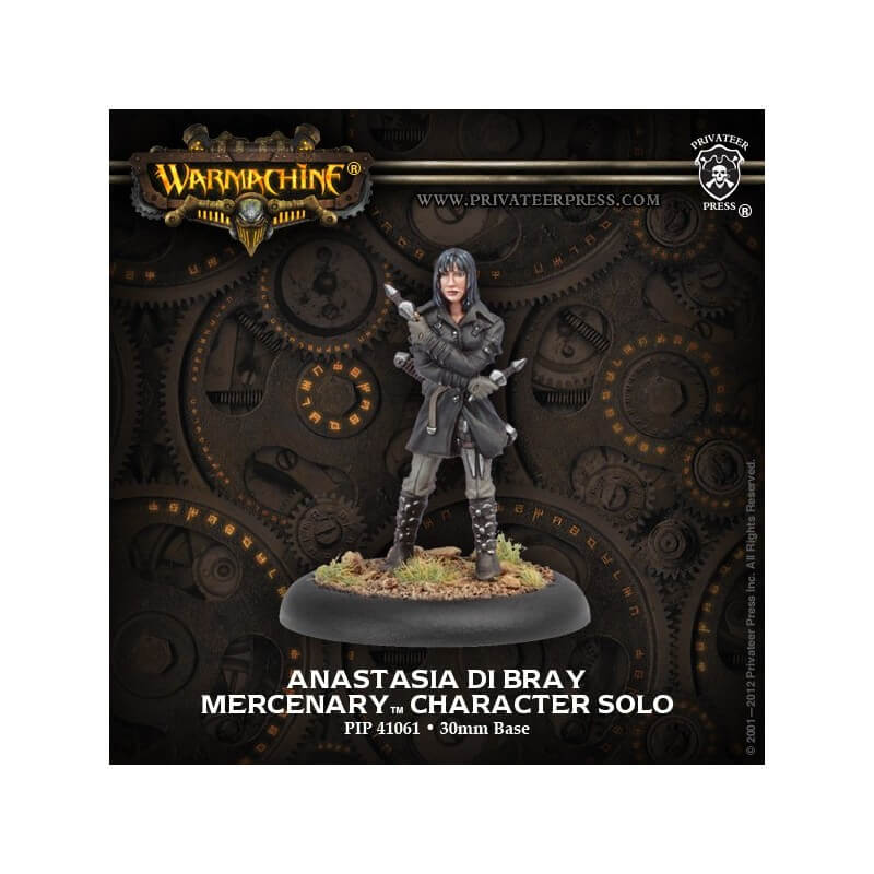 Warmachine Mercenaries Anastasia di Bray Character Solo PIP 41061 