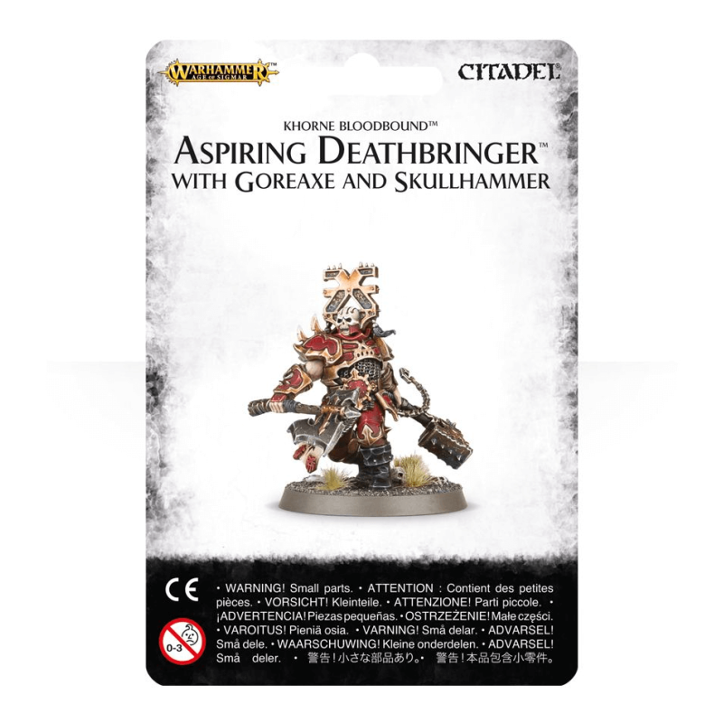 Aspiring Deathbringer avec Hache Gore et Marteau à Crâne